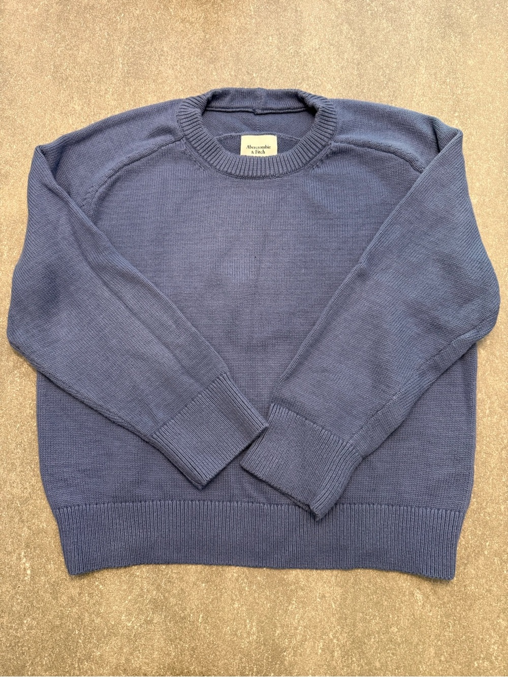 EUC Abercrombie & Fitch Women’s Madeline Blue Crewneck Sweater Size XL